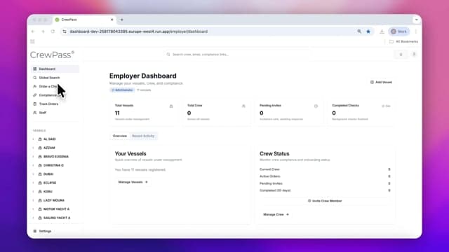 Management dashboard overview video preview